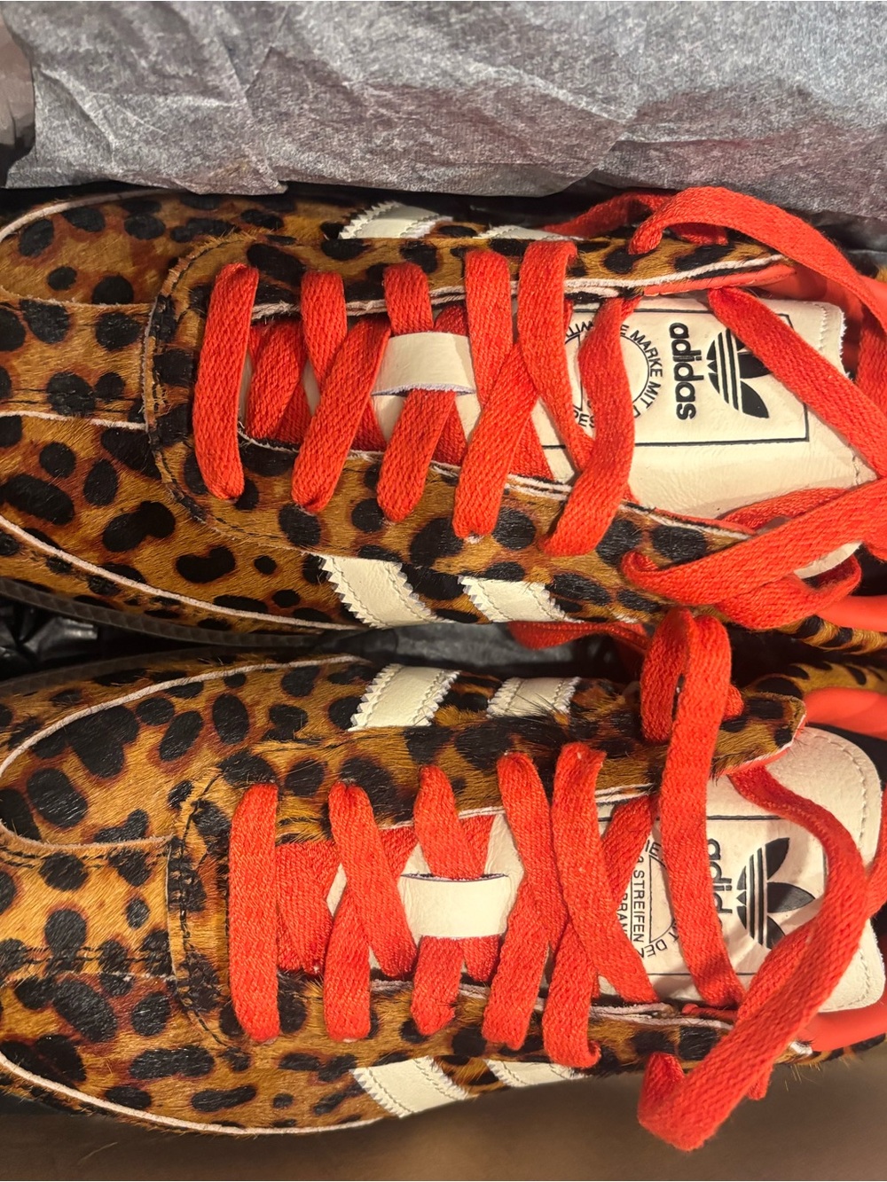 Adidas Samba OG Leopard Pony Hair Sneakers JI2734 Women’s 8